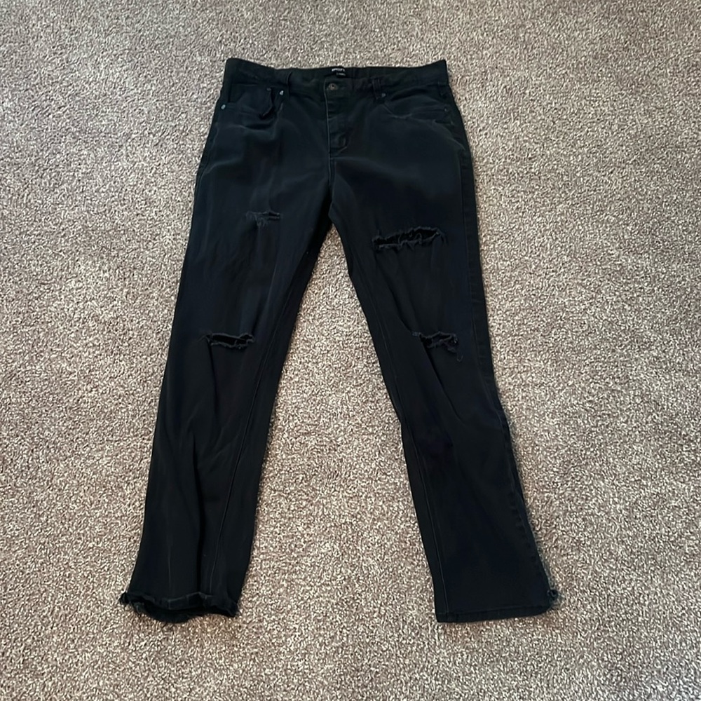 Black Jeans with slits